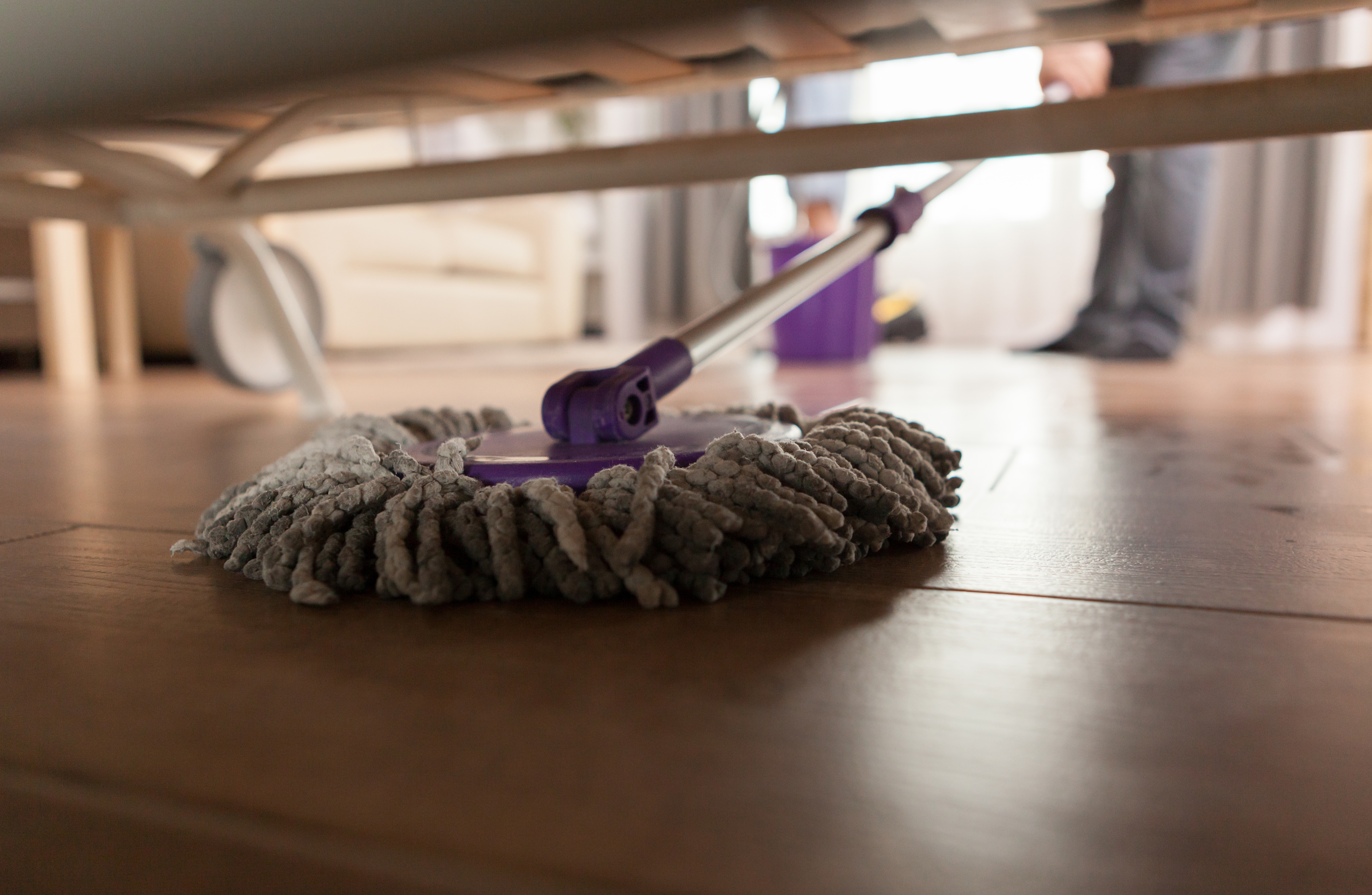 Guest-ready Airbnb interior after a Craft Professionals turnover